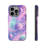 Pastel Galaxy Planet Vaporwave Art Tough Phone Case