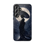 Geisha Parasol Moonlight Art Tough Phone Case
