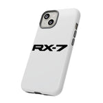 RX-7 Logo Phone Case for JDM Fans, Tough Protective Cover