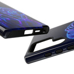 Neon Blue Tiger phone case | tough protective cover
