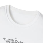 Nurse Licensed To Care Caduceus Symbol T-Shirt Modern Nursing Professional Gift