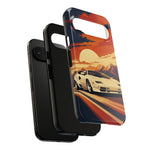 Retro Sunset Countach phone case | Sports car tough cover