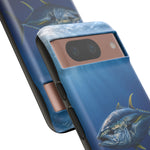 Yellowfin Tuna Phone Case, Deep Blue Water Tough Cover, Gift
