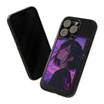 Melancholy Anime Girl Phone Case Vaporwave Tough Case