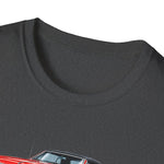 1965 Olds 442 Muscle Car T-Shirt | Classic Red Illustration
