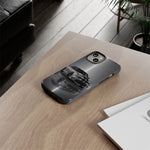 Silver Charger RT Phone Case, Classic Muscle Car Racing Stripe Cover