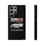 R34 Skyline GT-R JDM Rising Sun Tough Phone Case Cover Gift
