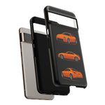 350Z Orange Triview Phone Case Classic Car Illustration