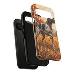 German Shorthaired Pointer Pointing Art Tough Phone Case