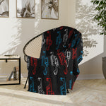 1961 Corvette C1 Triple Color Line Art Microfiber Throw Blanket Car Gift