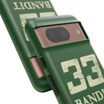 Handsome Harry 33 Bandit Distressed Racing Number Tough Phone Case Cover