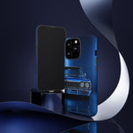 Blue Impala 1964 Phone Case, Classic Lowrider Tough Cover for Classic Car Fans