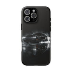Black Sports Car Illustration 2023 Challenger SRT phone case | Car Drift Reflection