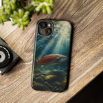 Salmon River Fishing Phone Case, Sunlit Current Cover