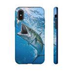 Spanish Mackerel Strike Phone Case Saltwater Fishing Gift for Anglers