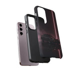 FC RX-7 Pink Neon Fog Column Tough Case