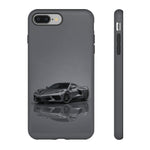 Matte Gray C8 Sports Car phone case | Tough Cases