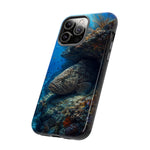 Grouper Reef Phone Case, Sunbeam Ledge Marine Art Tough Cover
