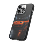 Orange C6 Neon Car Meet Tough Phone Case