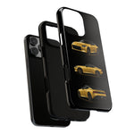 Gold Fairlady Z Classic Sports Car Tough Phone Case - 3 View