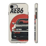 Panda AE86 Retro JDM Car Art Tough Phone Case