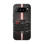 Camaro ZL1 Phone Case, Black Red Racing Stripe Studio Cover, Gift