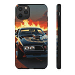 Firebird Trans Am Black Gold Eagle Art Tough Phone Case