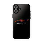Orange C8 Z06 Phone Case for Chevy Fans, Tough Protective Cover