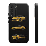 Gold Fairlady Z Classic Sports Car Tough Phone Case - 3 View
