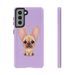 French Bulldog Bat Ears Kawaii Pet Dog Art Tough Phone Case