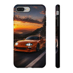 Supra MK4 Orange Touge Night JDM Speed Art Tough Phone Case