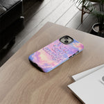 You Are Enough phone case | pastel cloud affirmation protective case