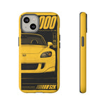 S2000 Spa Yellow Retro 90s JDM Car Tough Phone Case