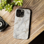 White Marble Pattern Phone Case | Tough Cover