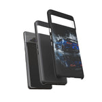 Camaro ZL1 Phone Case, Blue Track Smoke Studio Cover