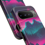 2 Rounds Canada Retina Artwork Vaporwave Phone Case – Landscape Aesthetic