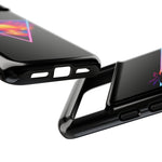 Synthwave Sunset Triangle Phone Case Retro Vaporwave Case