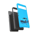 RX-7 Cyan Studio Phone Case Studio Color Match Car Art