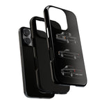 Black Silverado Classic Pickup Tough Phone Case for Chevy Truck Fans