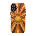 Gold Starburst 70s Retro Art Tough Phone Case