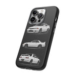 R32 Skyline Phone Case White, Three-View Vector Cover, Gift GTR Fans