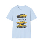 Yellow 1969 Mach 1 T-Shirt | Classic Muscle Car Illustration