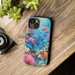 Underwater Coral Reef Phone Case | Colorful Tropical Fish Ocean Scene