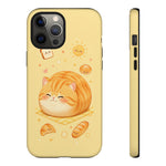 Orange Tabby Loaf Kawaii Chibi Pet Cat Art Tough Phone Case