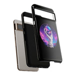 Marble Hand Orb Synthwave Phone Case Mythic Tough Case