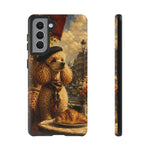 Poodle in Beret Phone Case | Vintage Paris Café Illustration