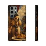 Poodle in Beret Phone Case | Vintage Paris Café Illustration