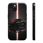 Camaro ZL1 Phone Case, Black Red Racing Stripe Studio Cover, Gift