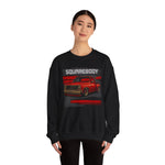 Squarebody Chevy Sweatshirt – Red Classic Truck Retro Style Design