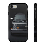 Black Square Body C10 Tough Phone Case for Chevy Truck Fans